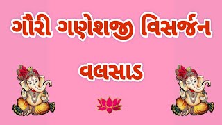 ગૌરી ગણેશજી વિસર્જન || Ganpati Visarjan || Valsad 2024