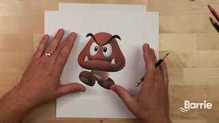 How to Draw Goomba with The Drawing House | part of Game On!