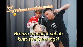 Bronze medalist sebab kuat sembahyang?! ft Ong Yew Sin + Teo Ee Yi