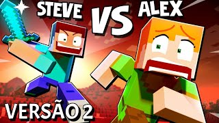 "ANGRY ALEX[dueto]ANGRY STEVE" 🎵 Minecraft Animatio Music Video - EM PORTUGUÊS(ZAM-BR) versão 2?