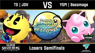 TS | JDV (Pac-Man) vs YSM | Bassmage (Jigglypuff) - Ultimate Losers Semifinals - Aloha Beaches 2