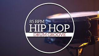 HipHop Drum Groove 85 BPM  - Drum Track for practice