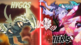 HYGOS VS MANY TIER 5S | Creatures Of Sonaria