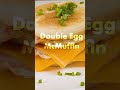 Double Egg McMuffin Breakfast Sandwich - Dished #Shorts