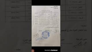 جدول امتحانات نصف العام الصف السادس الابتدائي / امتحان نص السنة #٦ب