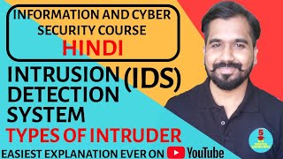 Intrusion Detection System (IDS) ll Types Of Intruder Explained in Hindi