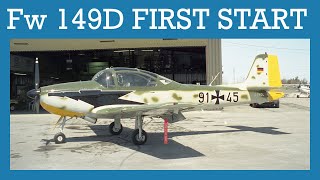 Fw 149D C-FWOL | First Engine Start | Lycoming GO-480-B1A6 | Mascouche CSK3 | Excellent sound