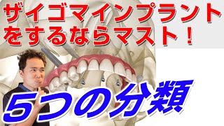 ザイゴマインプラントをするならマスト！5つのZAGA分類！