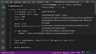 How to create a digital clock using python and Tkinter for beginners