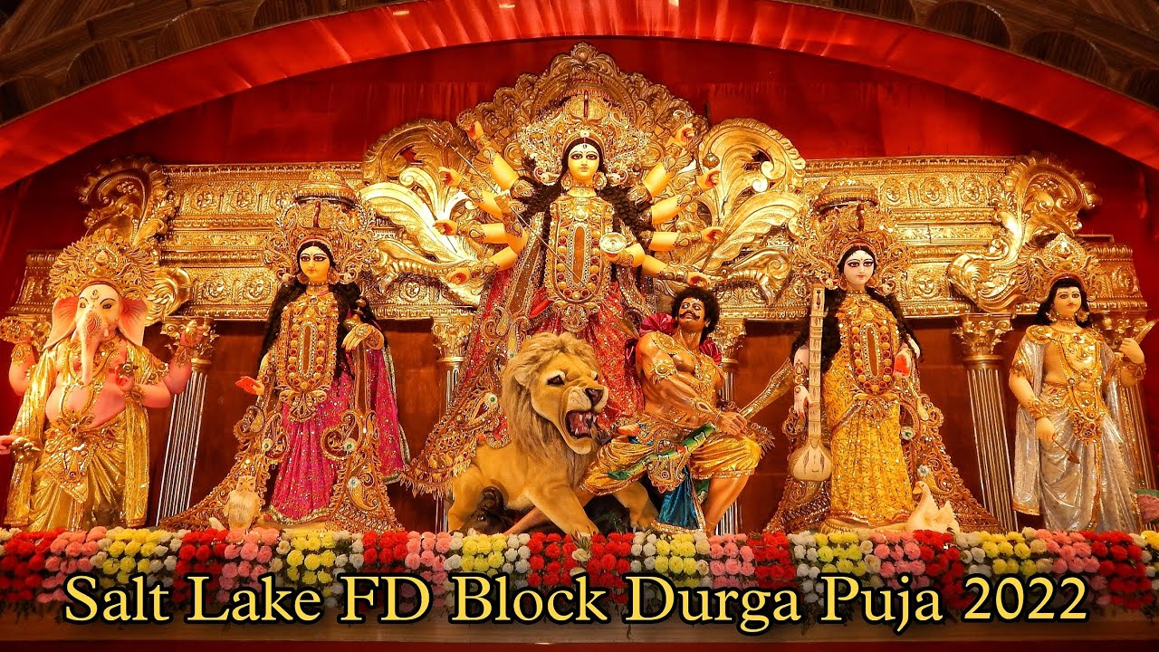 Salt Lake FD Block Durga Puja 2022 | Kolkata | Durga Puja Parikrama ...