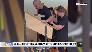 Back in the gym: GR trainer recovering from serious brain injury