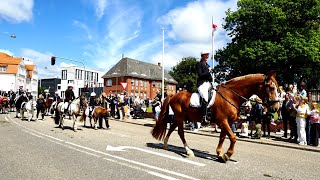 Fantastic city parade (“Ringrideroptog”) in Sønderborg, Denmark 🇩🇰