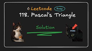 118. Pascal's Triangle - (solution) | Typescript