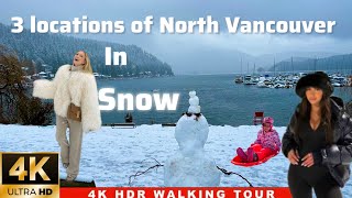 North Vancouver in Snow | 3 Must-See Spots! Bc Canada