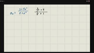 Find the limit of the sequence and if it converges, highest power method