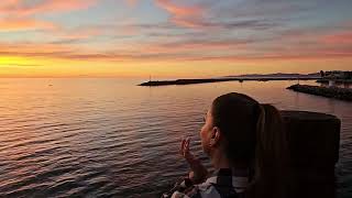 Redondo Beach ⛱️ CA. November 2025 Thanksgiving Day. Sunset during Offshore Santa Ana.