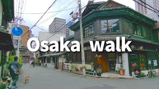 【大阪散策】梅田から、レトロ町家が並ぶ中崎町へ Osaka Japan Walk