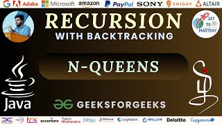 N-Queens || GFG || DSA || Recursion With Backtracking || Java || Tamil