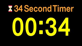 ⏱ 34 Second Timer / 🔊 Alarm / 👍 Simple Timer