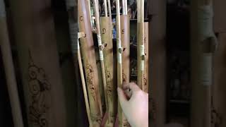 【自然屋精品】印尼樂器 樂器 竹製樂器 angklung 手搖竹琴 竹琴 昂格隆 安克隆 竹管樂器 15管 -大