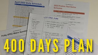 400 Days Plan for UPSC CSE 2023 | Complete One Year Strategy Civil Services Exam 2023