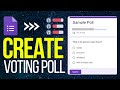 How To Create A Voting Poll in Google Forms (2025) - Easy Tutorial