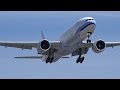 China Airlines Boeing 777-300ER [B-18006] landing at Los Angeles (LAX/KLAX)