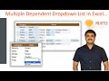 Create Multiple Dependent Dropdown Lists in Excel