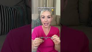 Is cramping in the first trimester of pregnancy bad? 😩 #pregnancy #pregnancysymptoms