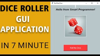 How to create Dice Rolling Simulation in Python | GUI | Python for Beginners