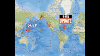 5.9 Earthquake Atlantic Ocean. Deep Eq Izu Trench. Thursday Night update. 12/26/2024