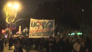 14-N Vaga general, la massiva manifestació de la tarda