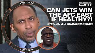Stephen A. & Shannon Sharpe get HEATED debating if the Jets can win the AFC East