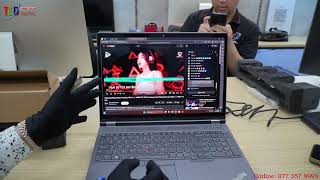 Laptop Review Lenovo ThinkPad P16 Gen 2 (2024) VGA NVIDIA® RTX™ 3500 Ada (12GB GDDR6)