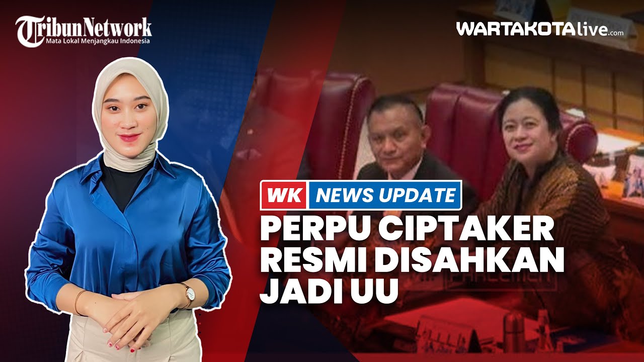 Perpu Ciptaker Resmi Disahkan Jadi UU - YouTube