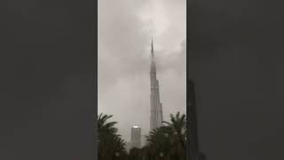😱😱😱 Burj Khalifa Hit by Lightning ● Relaxing to Sleep