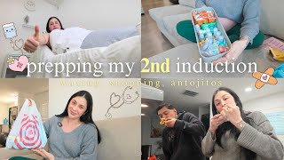 INDUCTION PREP: 2nd induction, sugaring (OUCH)  \u0026 eating my PREGNANCY CRAVING 🤤