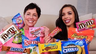 AMERICANS TASTE TESTING AMERICAN CANDY AND SNACKS (part 2)