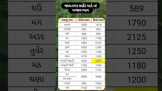 commodity prices 31.10.2023 jamnagar marketing yard na bhav| jamnagar bajar bhav | commodity price.