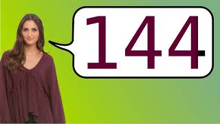 How to say '144' in French?