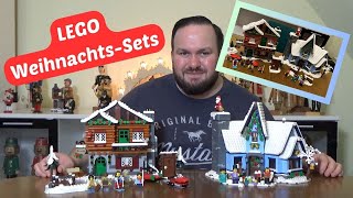 LEGO Weihnachts-Sets // Der Besuch des Weihnachtsmannes (10293) und die Almhütte (10325)