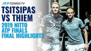 Stefanos Tsitsipas vs Dominic Thiem  | 2019 ATP Finals Final Extended Highlights