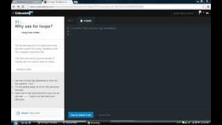 Codecademy: Javascript Lessons- 13- For Loops the basics