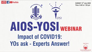 AIOS - YOSI WEBINAR I 12th JULY 2020