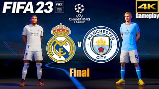 FIFA 23 - REAL MADRID vs. MANCHESTER CITY - Ft. Mbappé - UCL Final - Gameplay - PS5™ [ 4K ]