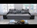 modern design fabric velvet grey white 7 seater sectional sofa set furniture living room sofas