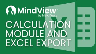 MindView 9 - Calculation Module and Excel Export
