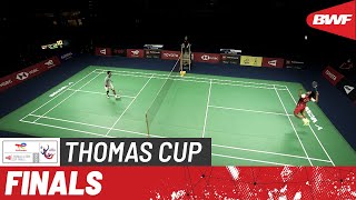 BWF Thomas Cup Finals 2022 | Indonesia vs. India | Finals