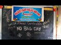 no bag day 2018_19 started implementing in mppschool tholukodu hw mylavaram.krishna dt.