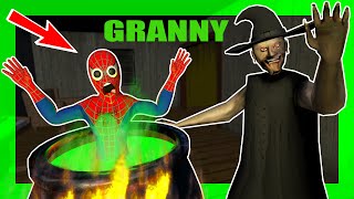 Granny Witch vs Spider Baby in Granny House Funny Horror Animation